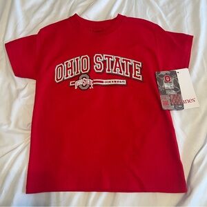 Ohio State OSU Buckeyes Boys XS College Short Sleeve Shirt